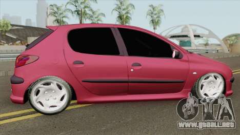 Peugeot 206 V4 para GTA San Andreas