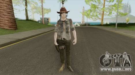 Carl Grimes Season 6 Skin para GTA San Andreas