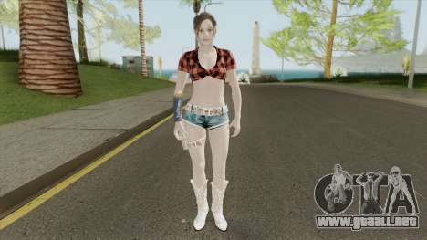 Claire Redfield Cowgirl (RE2 Remake) para GTA San Andreas