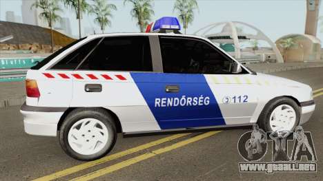 Opel F Astra Classic (Hungarian Police) V2 para GTA San Andreas