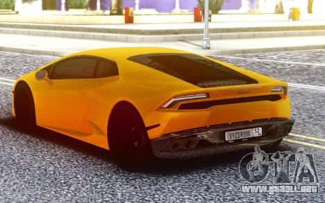 Lamborgini Huracan para GTA San Andreas