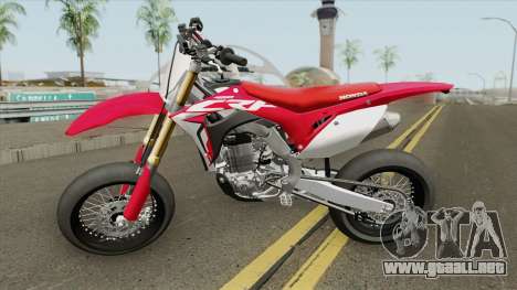 Honda CRF450R 2018 Motard para GTA San Andreas