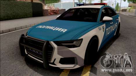 Audi A6 C8 2019 Russian Police para GTA San Andreas