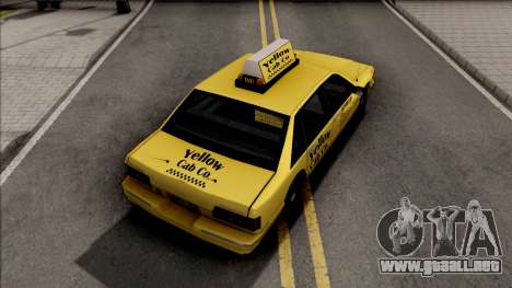 Chevrolet Caprice 1992 Yellow Cab Taxi Sa De Est para GTA San Andreas