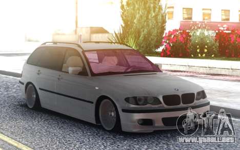 BMW 330XD E46 2001. 3l. diesel station wagon para GTA San Andreas