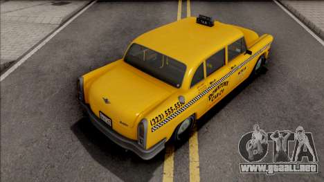 GTA III Declasse Cabbie SA Style para GTA San Andreas