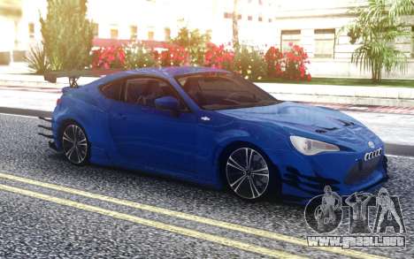 Toyota GT 86 para GTA San Andreas