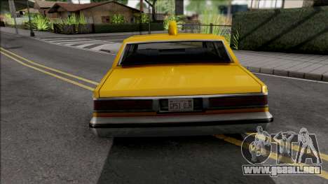 Declasse Taxi 1987 para GTA San Andreas