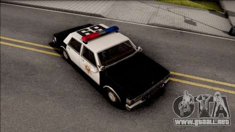 Chevrolet Caprice 1986 Police LVPD SA Style para GTA San Andreas
