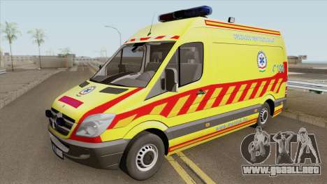 Mercedes-Benz Sprinter Magyar (Mentoauto) V2 para GTA San Andreas