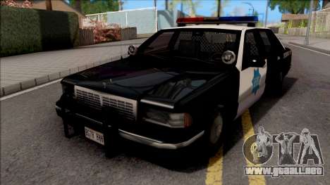 Chevrolet Caprice 1992 Police SFPD SA Style para GTA San Andreas