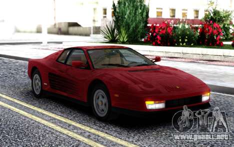 1987 Ferrari Testarossa US-Spec para GTA San Andreas