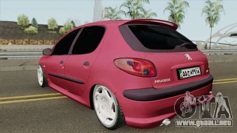 Peugeot 206 V4 para GTA San Andreas