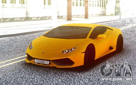 Lamborgini Huracan para GTA San Andreas