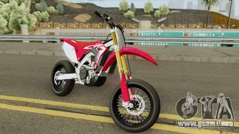 Honda CRF450R 2018 Motard para GTA San Andreas