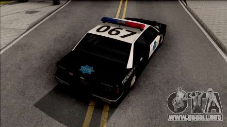 Chevrolet Caprice 1992 Police SFPD SA Style para GTA San Andreas