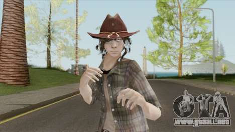 Carl Grimes Season 6 Skin para GTA San Andreas