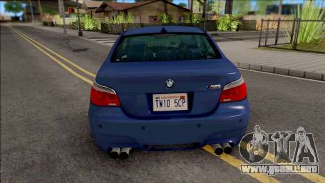 BMW M5 E60 2009 para GTA San Andreas