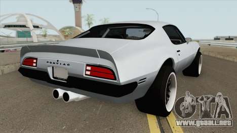 Pontiac Firebird RHD 1970 para GTA San Andreas