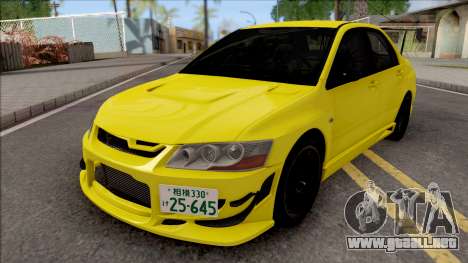 Mitsubishi Lancer EVO VII Initial D Fifth Stage para GTA San Andreas