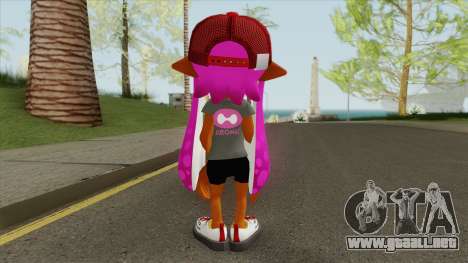 Inkling Girl Pink V1 (Splatoon) para GTA San Andreas