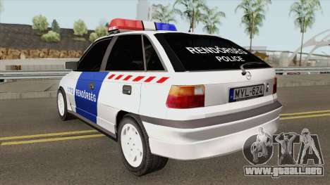 Opel F Astra Classic (Hungarian Police) V2 para GTA San Andreas