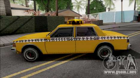 Declasse Taxi 1987 para GTA San Andreas