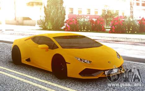 Lamborgini Huracan para GTA San Andreas