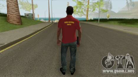 Forca Nacional Pericia Skin para GTA San Andreas