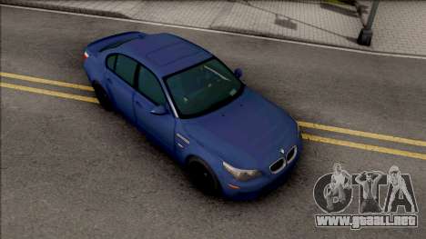 BMW M5 E60 2009 para GTA San Andreas