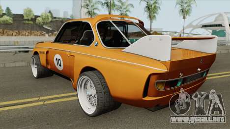 BMW 3.0 CSL 1975 (Orange) para GTA San Andreas