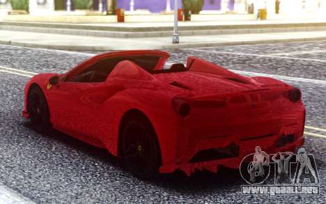 Ferrari 488 Pista Spider 2019 para GTA San Andreas