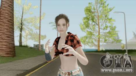 Claire Redfield Cowgirl (RE2 Remake) para GTA San Andreas