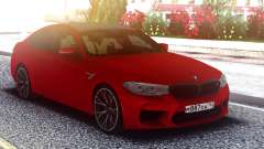 BMW M5 F90 Original Red para GTA San Andreas
