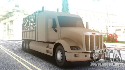 Peterbilt 579 Army Truck LQ para GTA San Andreas