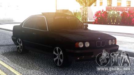 BMW 535 Black Original Sedan para GTA San Andreas