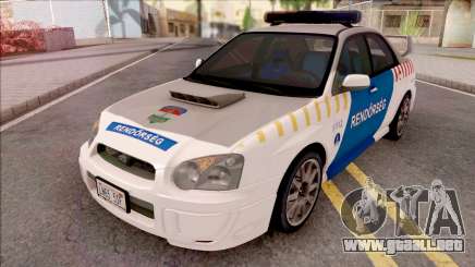 Subaru Impreza WRX STi 2004 Magyar Rendorseg para GTA San Andreas