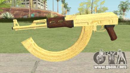 AK-47 Gold HQ para GTA San Andreas