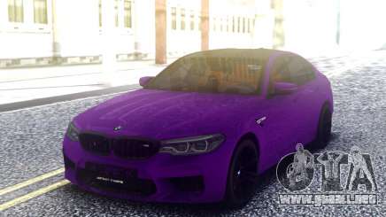 BMW M5 F90 Purple para GTA San Andreas