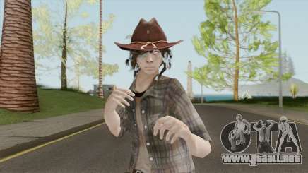 Carl Grimes Season 6 Skin para GTA San Andreas