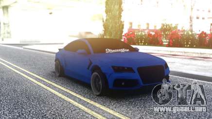 Audi RS7 Sportback Blue para GTA San Andreas