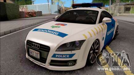 Audi TT Magyar Rendorseg Updated Version para GTA San Andreas