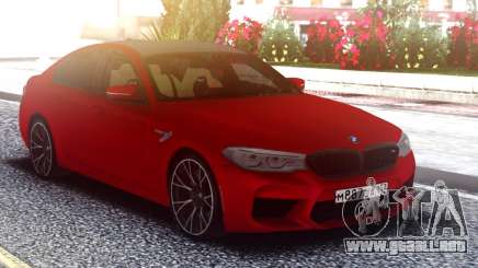 BMW M5 F90 Original Red para GTA San Andreas