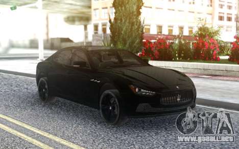 Maserati Ghibli S 2014 para GTA San Andreas