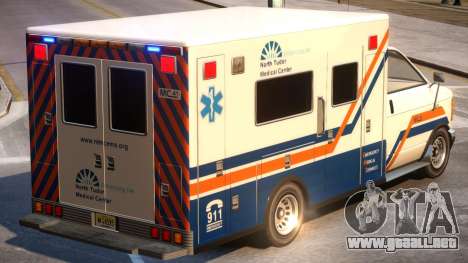 Ambulance North Tudor Medical Center para GTA 4