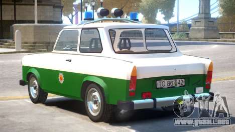 1981 Trabant Police para GTA 4