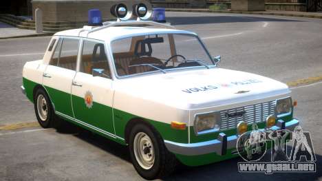 Wartburg 353 Police para GTA 4