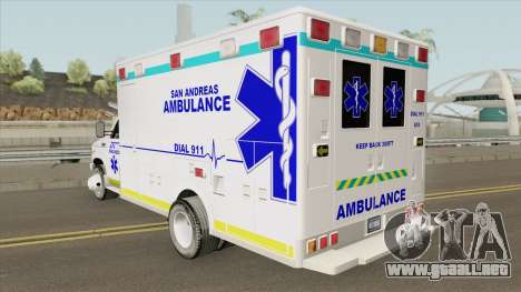 Ford E350 (San Andreas Ambulance) para GTA San Andreas