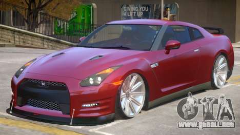 Nissan GTR AMS para GTA 4