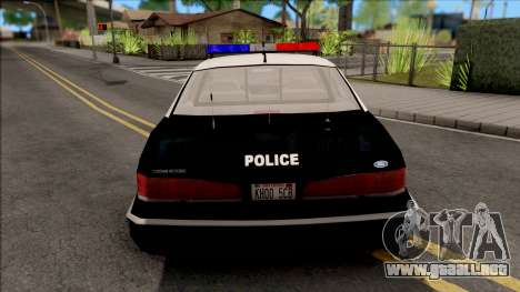 Ford Crown Victoria 1997 Hometown Police para GTA San Andreas